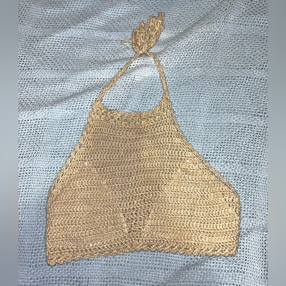 Crotchet Halter Top